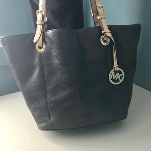 Michael Kors Black Leather Tote